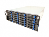 Case Logic 4U Server Fall w 12 Gb/s MiniSAS 20 x 3,5Hot-Swap SATA/SAS-Laufwerksschächte 1 x Slim optisches Laufwerk 550 mm tief 