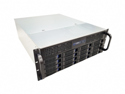 4U Short Length Server Case w/ 16 x 3.5