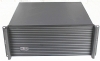 4U Short Depth Chassis louvered aluminium front bezel 5 x 3.5